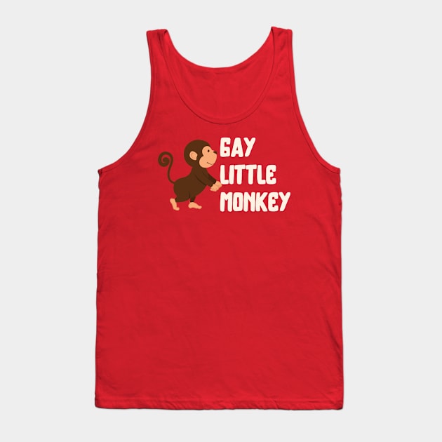 lil monkey Tank Top by Poe Kappa Monster